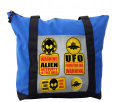 Warning Alien Danger Shoulder Bag