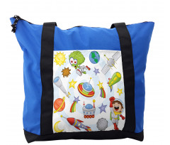 Kids Outer Space Earth Shoulder Bag