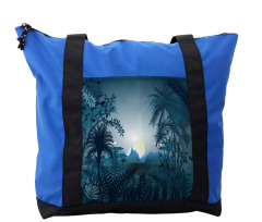 Tiger in Hazy Rainforest Shoulder Bag