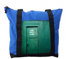 Vintage Back Door Theme Shoulder Bag