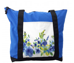 Watercolor Flower Shoulder Bag