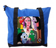 Modern Abstract Colorful Design Shoulder Bag