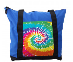 Rainbow Tie Dye Effect Shoulder Bag