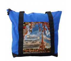 Beauty of Autumn Eiffel View Shoulder Bag