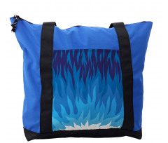 Abstract Gas Flame Fire Shoulder Bag