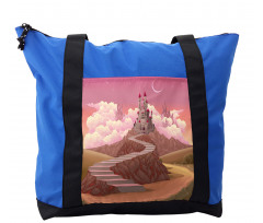 Hill Sunset Castle Shoulder Bag