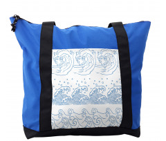 Japanese Kanagawa Wave Shoulder Bag