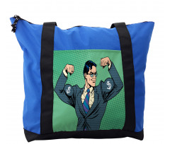 Pop Art Retro Man Shoulder Bag