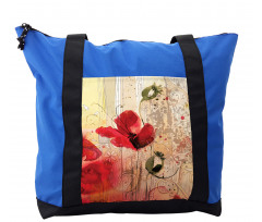 Retro Floral Design Shoulder Bag