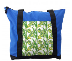 Bamboo Palms Foliage Shoulder Bag