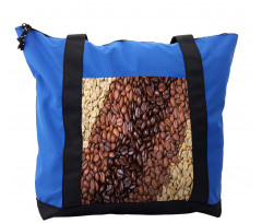 Coffee Beans Stripes Shoulder Bag