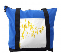 Yellow Shade Modern Stars Shoulder Bag