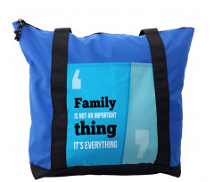 Family Writing Shoulder Bag