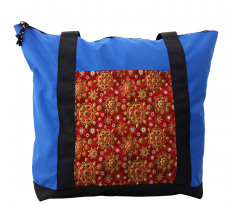 Xmas Flora Ornament Shoulder Bag