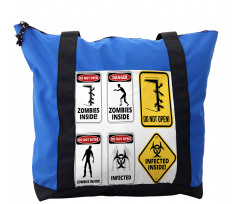 Warning Signs Evil Shoulder Bag