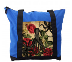 Roses Marine Animal Shoulder Bag