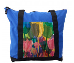 Watercolor Garden Art Shoulder Bag