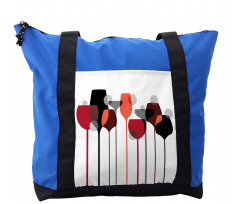 Abstract Glasses Shoulder Bag