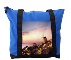 Santorini Greece View Shoulder Bag