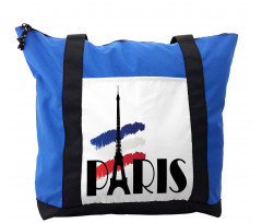Paris Eiffel Tower Image Shoulder Bag