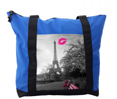 Romantic City and a Kiss Shoulder Bag