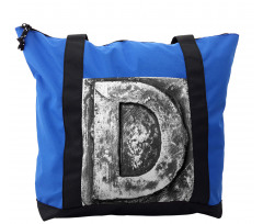 Alphabet Character Art Shoulder Bag