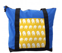Monotone Animal Pattern Shoulder Bag