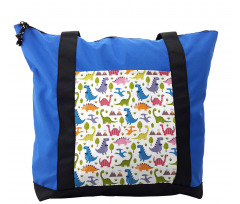 Dinosaurs Colorful Shoulder Bag