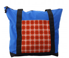 Vintage Tartan Motif Shoulder Bag