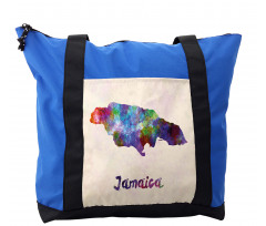 Abstract Country Map Shoulder Bag