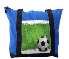 Grunge Football Design Shoulder Bag