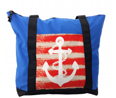 Rope Stripes Nautical Shoulder Bag