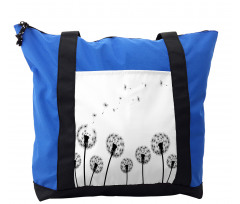 Faded Blowball Plant Shoulder Bag