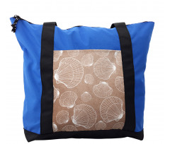 Hand Drawn Shells Shoulder Bag