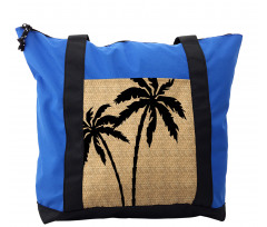 Palm Tree Silhouettes Shoulder Bag