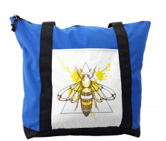 Color Splashed Bee Shoulder Bag