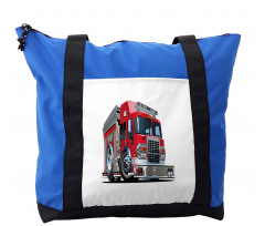 Cartoon Style Firefighter Shoulder Bag