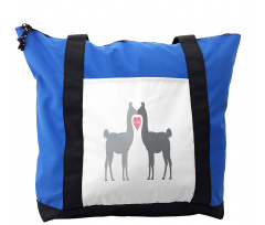 2 Animals in Love Shoulder Bag