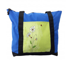 Chamomile Ladybugs Art Shoulder Bag