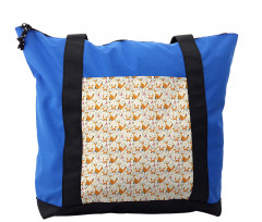 Mother Fox and Baby Shoulder Bag