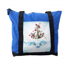 Anchor with Roses Shells Shoulder Bag