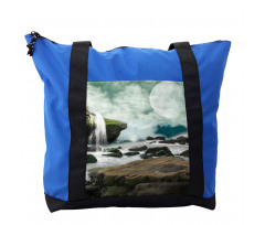 Fantasy Waterfall Moon Shoulder Bag