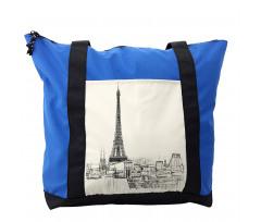 Paris over Roofs House Shoulder Bag