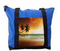 Palm Tree Exotic Beach Shoulder Bag