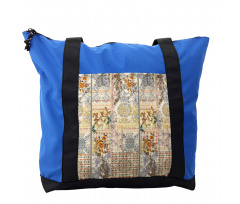 Ethnic Floral Composition Shoulder Bag