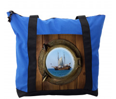Ship Window with Cruise Shoulder Bag