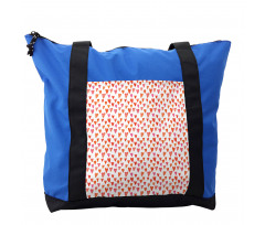 Watercolor Art Style Shapes Shoulder Bag