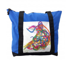 Abstract Art Dancer Shoulder Bag