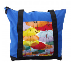 Hanged Vivid Umbrellas Shoulder Bag