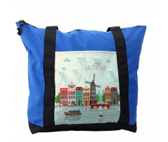 Colorful Houses Waterside Shoulder Bag